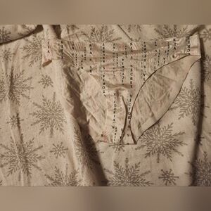 Victoria's Secret Cream Textured Panties